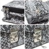 Belkut 1181315-F-d04 Python Black Long Wallet, Men's Wallet, Bag, Integrated