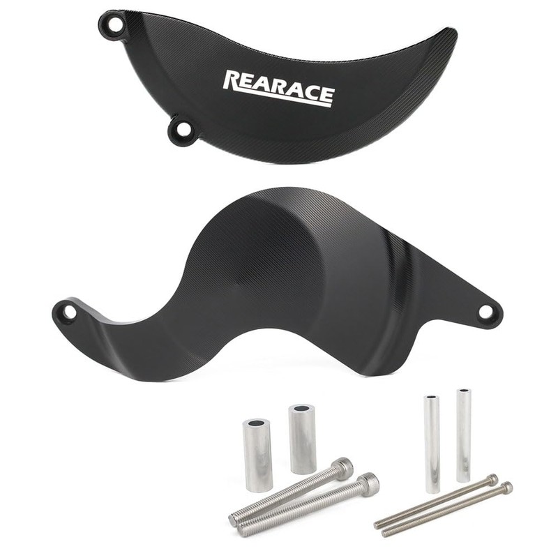 REARACE Engine Guards Right and Left Engine Protective Stator Cover