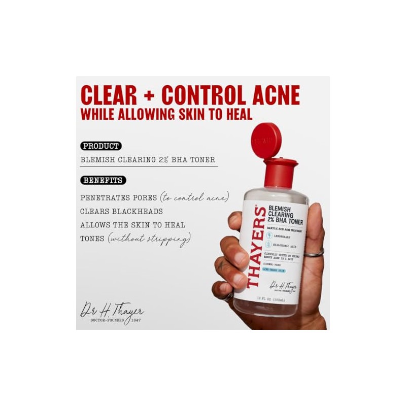 THAYERS Witch Hazel Blemish Toner, 12 OZ