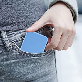 Kintion Espejo de bolsillo, 1X3X de aumento LED compacto espejo de maquillaje de viaje con luz para bolso, 2 lados, porttil, plegable, de mano,...    