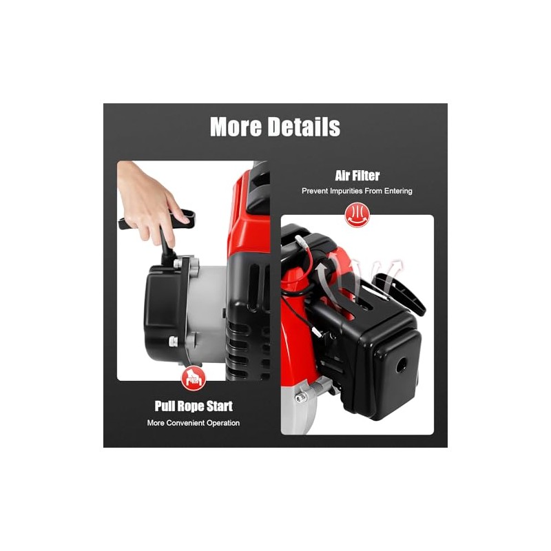 49CC Engine 2-Stroke Air-cooled Single Cylinder Engine Motor with Electric