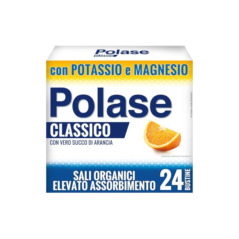 Polase Classico, Magnesio e Potassio,Integratore Alimentare, contro Stanchezza e Fatica
