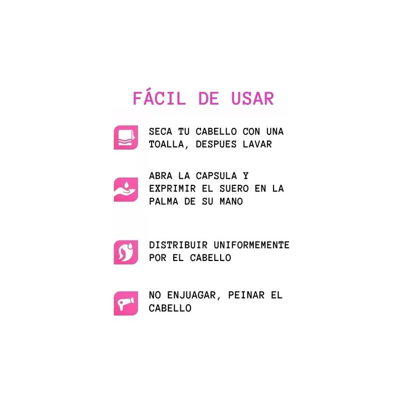 Capsulas Capilar Vitamina Aceite Suero Nutrición 6 Frascos