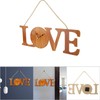 LOVE Frame Wall mounted Clock Hanging Wall Clock Living Room