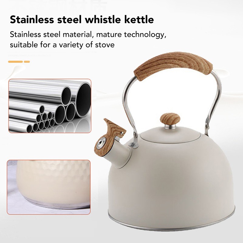 Whistling Kettle Stainless Steel Tea Kettle 2.5L Whistling Tea Pot