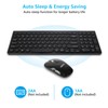 YXLILI Wireless Keyboard and Mouse Combo Quiet Keyboard and Mouse