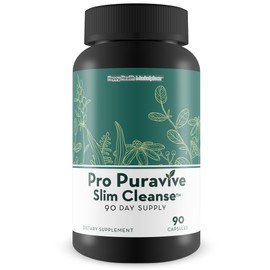 Pro Puravive Slim Cleanse - 90 Day Supply - Our Best Gentle Full Body Detox Cleanse - Full Body Detox Cleanse for Women - Full Body Detox Cleanse for Men - Body Cleanse Detox for Women & Men