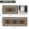 Xspatroias Farmhouse Western Kitchen Rugs Mat Set of 2
