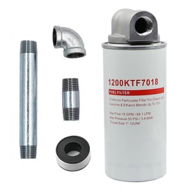 1200KTF7018 Fuel Filter 10 Micron 3/4" 18GPM 50PSI 10Micron Fuel Filtration F1810PM0 1200KTG9075 Fill-Rit Grainger FR112 FR1210G FR610G Fuel Transfer Tank Pump Diesel Gasoline Fuel Filters Assembly