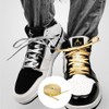 [YaoooosF] Shoelaces, Flat Laces, Leather Shoelaces for Sneakers, Athletic, 47.2