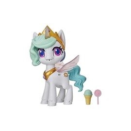 My Little Pony Magical Kiss Unicorn Princess Celestia, Interactive Unicorn Figure with 3 Surprises – Musical Children's Toy that Moves, Lights Up, E9107