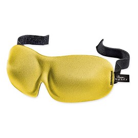 Bucky Bucky 40 Blinks No Pressure Solid Eye Mask for Sleep & Travel, Gold, One Size