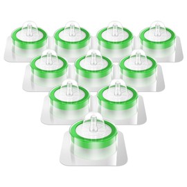 SimPure Sterile Syringe Filter PES 10 Pack, 0.22um Pore Size, 33mm Membrane Diameter, Hydrophilic Filtration High Throughput Sterile Packed Individually