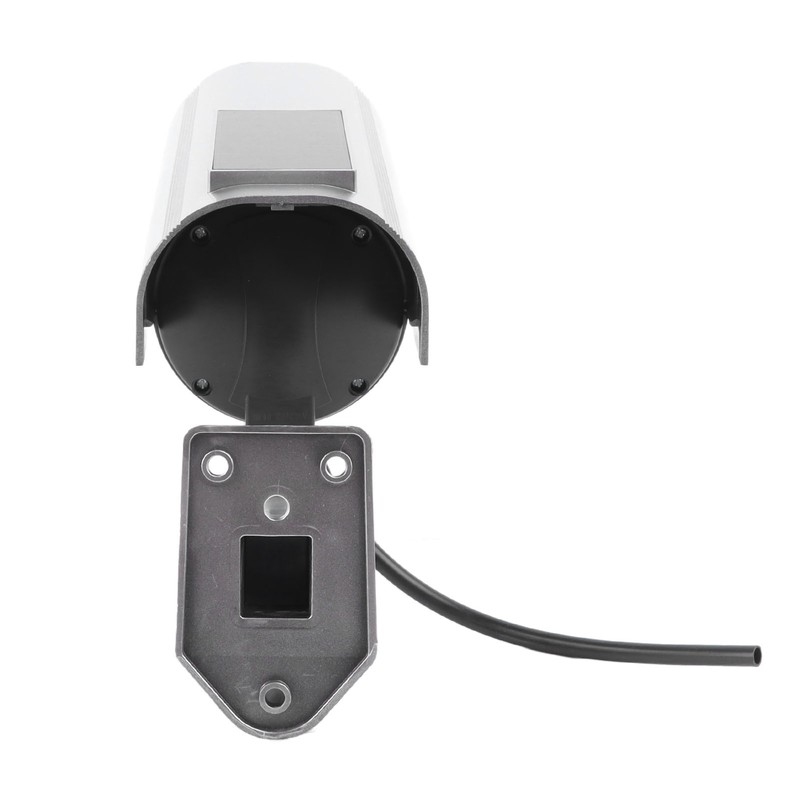 Fake Surveillance Camera Solar Powered Simulation Monitor with LED Flashing