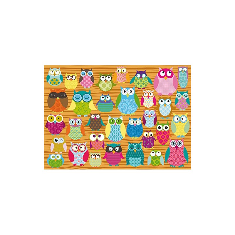 Schmidt Spiele 58196 Eulen-Collage, 500 Teile