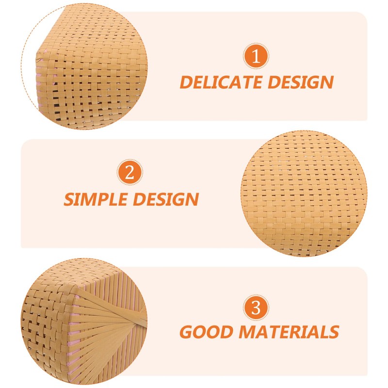 Healvian Sauna Neck Rest, Rattan Neck Pillow Sauna Backrest Plastic