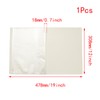 Lilaly 1 Pack Document Organizer Folio, Binder with Plastic Sleeves
