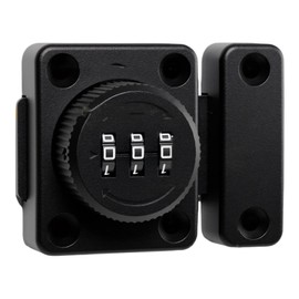 AIXXCUVQ Strong Combos Lock for Cabinet Belongings Safe and Sound 000 Possible Passwords. Can Set Own Password and Change Freely, Black, Style 1