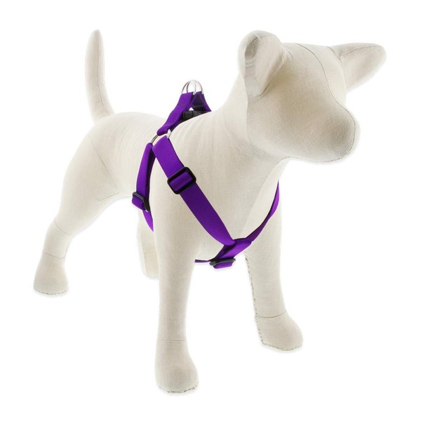 LupinePet Basics 1" Purple 24-38" Step In Harness for Large