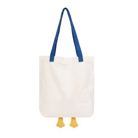 Phaoullzon Cute Canvas Tote Bag - Funny Duck & Goose Hobo Shoulder Crossbody Bag