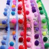 MAGICLULU Lace Ribbon Pom Pom Fringe 4. 5 m 5-Colour