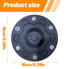 GXGM 1 Piece Suitable for Ecovacs Robotic Lawnmower Disc, Compatible Goat o500 Panorama, Compatible Ecovacs Goat o800 rtk, Premium Made of Fibreglass Reinforced 6 Blades (without Blades)