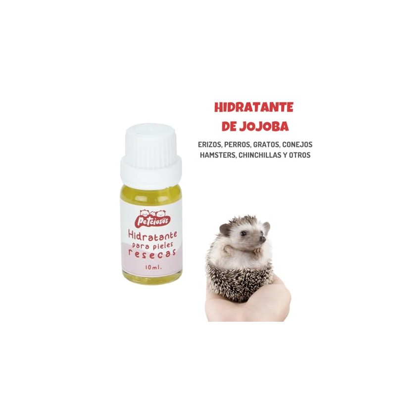 Aceite Hidratante de Jojoba para Erizo, con Extracto de Avena