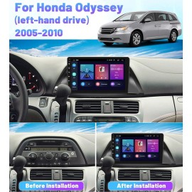 For Honda Odyssey 2005-2010 Android 12 Car Stereo Radio 2+32GB Navi GPS CarPlay