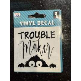 CAT Trouble Maker Vinyl Decal For Tumbler, Computer…buy One, Get One