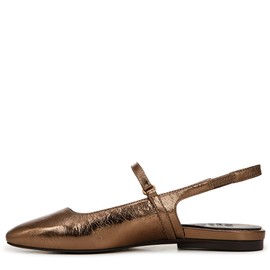 Naturalizer Women's Trendy Mary Jane Flat, Old Gold Metallic, 9.5