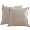 18x18 Beige Pillow Cover Decorative Throw Pillow Covers for Couch