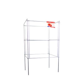 Cedar Ridge Square Foldable Flower Support Cage – Heavy-Duty Plant Support for Peonies, Mums & Pepper Plants – Ideal for Flower Beds & Garden Borders. Made in USA (13x24) – 3-Pack