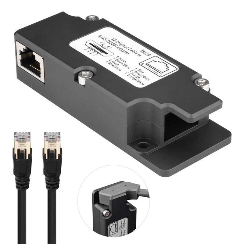 for Dishy V2 to RJ45 Adapter with POE Injector T568B