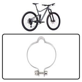 YINETTECH 2Pcs 28.6mm Bicycle Cable Clamp Stainless Steel Wire Fixed Ring Brake Line Clip for Organizing Bike Cables
