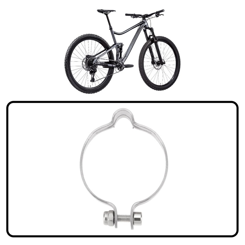 YINETTECH 2Pcs 28.6mm Bicycle Cable Clamp Stainless Steel Wire Fixed