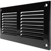 Vent Systems 20x10cm Air Vent Covers - Black - Metal