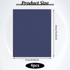 4Pcs Unisex Dread Cap for Black Men Women Frizzy Hair, Dreads Wrap for Long Braid, Elastic Dreadlock Cap for Loc Dreads Hair Accessories, Sleeping (Navy)