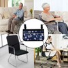 Wheelchair Bag with Pockets Reflective Strips Armrest Side Bag for