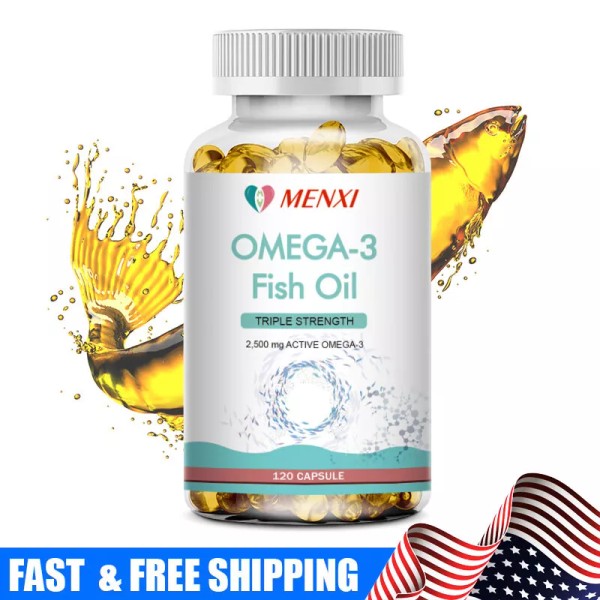 Omega 3 Fish Oil Capsules 3x Strength 3600mg EPA &