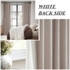 Rustic Country Curtains for Living Room Textured 90 Inch Blackout