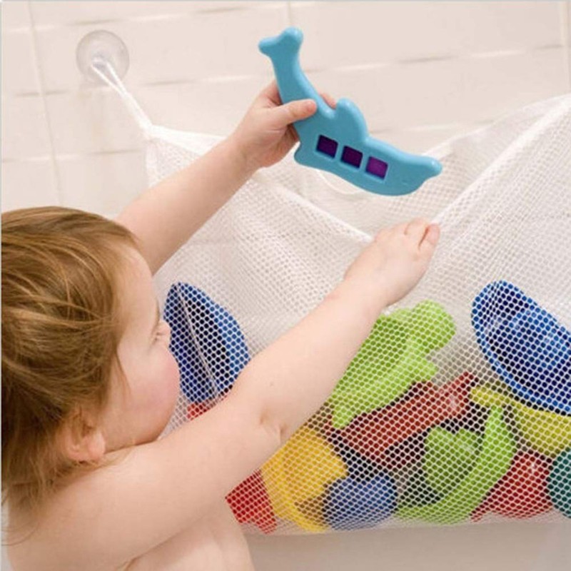 Kids Tub Cubby Bath Toy Storage, Rugged Easy Drying Children