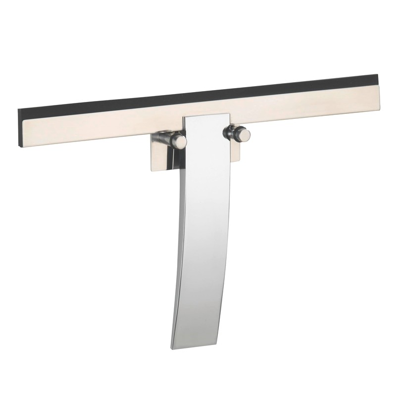 Wenko 18172100 Bathroom wiper Gela, shiny for bath and shower,