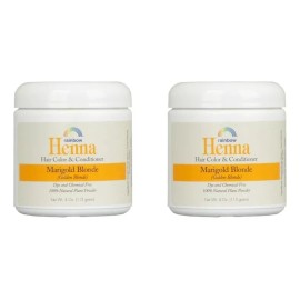 Marca Henna Tinte De Cabello (paquete De 2) Rainbow Rubio