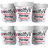 Wolfys Protein Boosted Porridge with Strawberry Jam 91g (Packof 6)