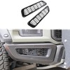 Honeycomb Front Bumper Bottom Fog Vent & Side Fender &
