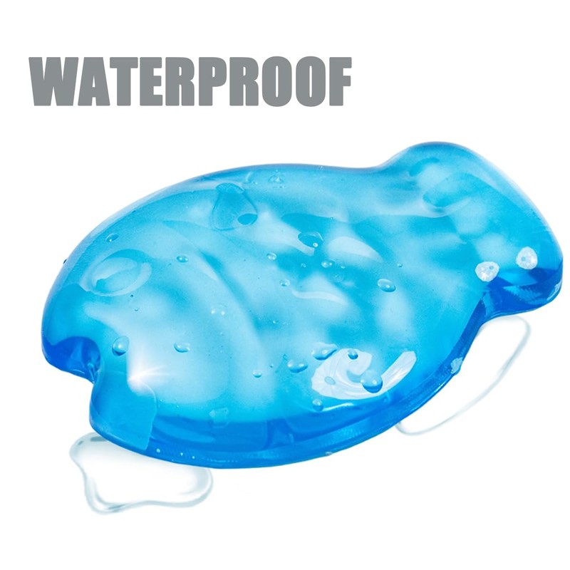 Blue Gel Mouse Wrist Rest–Clear Cute Fish Mouse Wrist Rest,