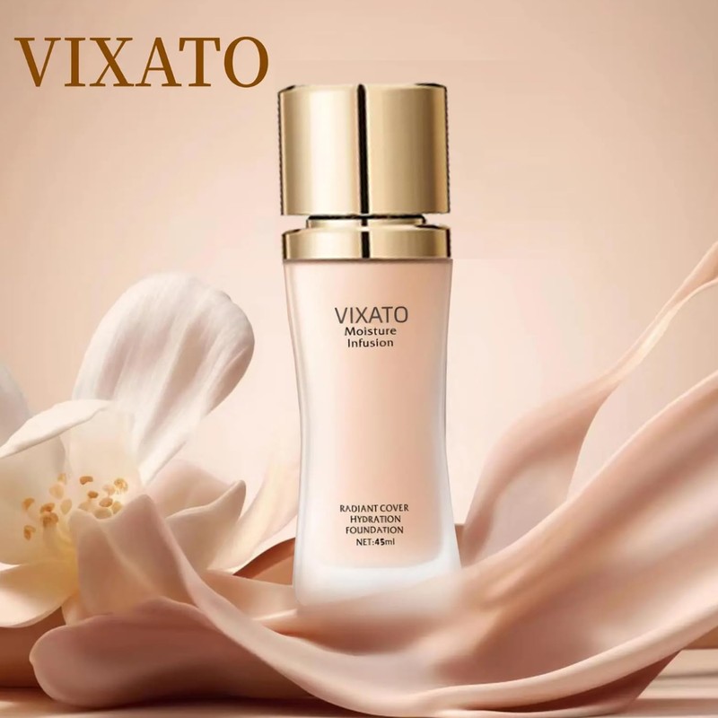 Cover Hydration Liquid Foundation Concealer, 45ML Moisture Liquid Flawless Makeup