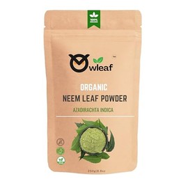 Owleaf’s Pure Organic Neem Leaf Powder || Natural Hair Growth & Hair Cleaning, Face Pack, Body & Skin Powders (8.8 oz)