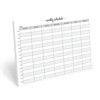 321Done Weekly Schedule Planning Notepad - 50 Sheets (8.5x11) –