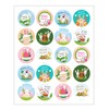 120 Pcs Easter Stickers, 1.5 Inch Easter Happy Sticker,Easter Stickers